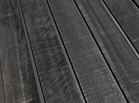 Rough Sawn WOCA Black