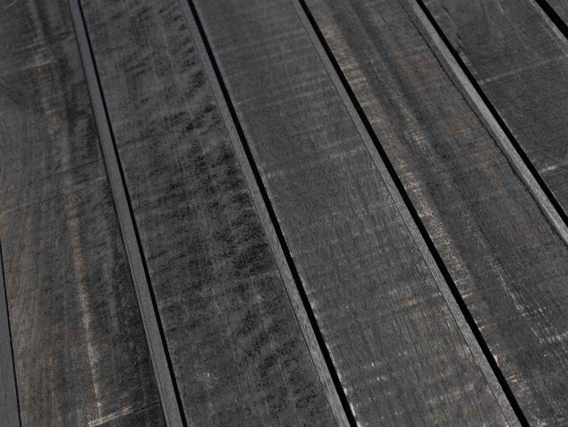 Woca Black Sawn Cladding