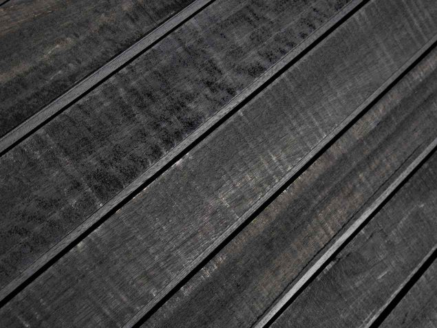 Woca Black Sawn Cladding